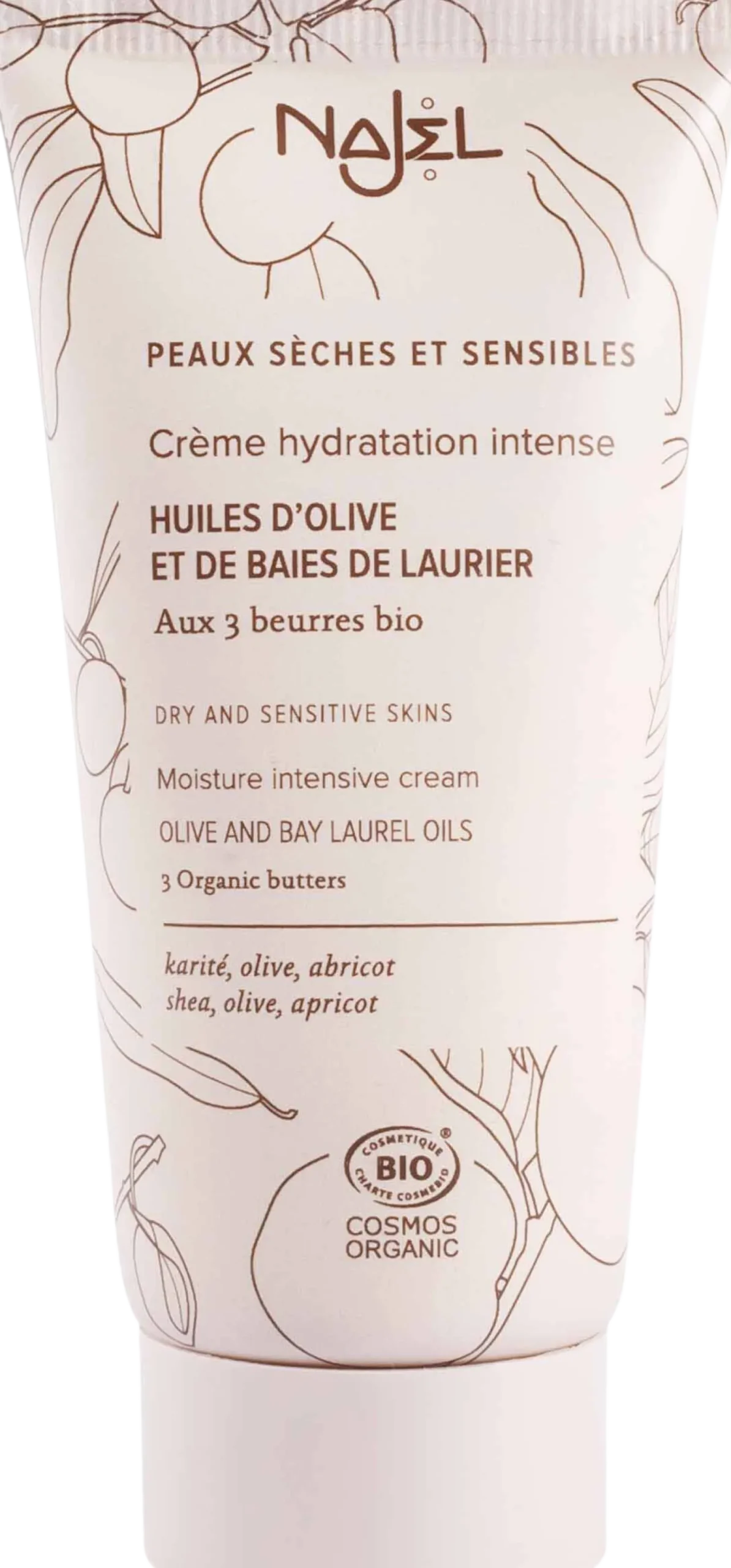 Crema Idratante alle Foglie di Ulivo Bio, 50 ml