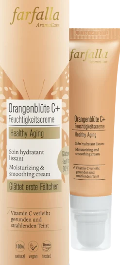 Crema Idratante Fiori d'Arancio e Vitamina C+, 30 ml