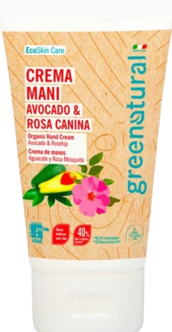 Crema Mani Avocado & Rosa Canina, 75 ml