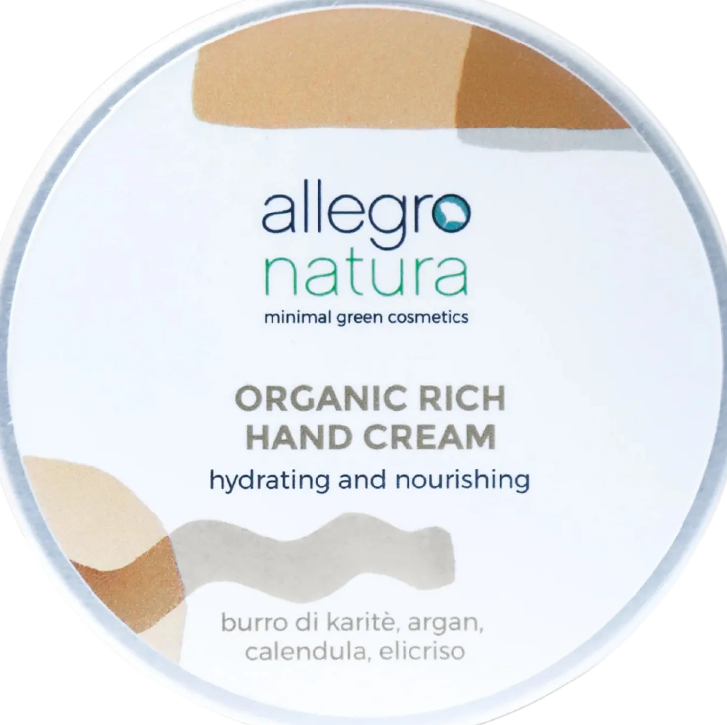 Crema Mani Ricca con Argan e Burro di Karité, 50 ml