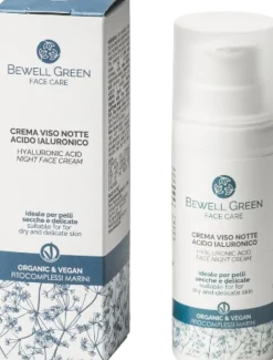 Crema Notte Acido Jaluronico e Alghe, 50 ml