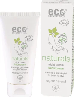 Crema Notte Gingeng & Melograno, 50 ml