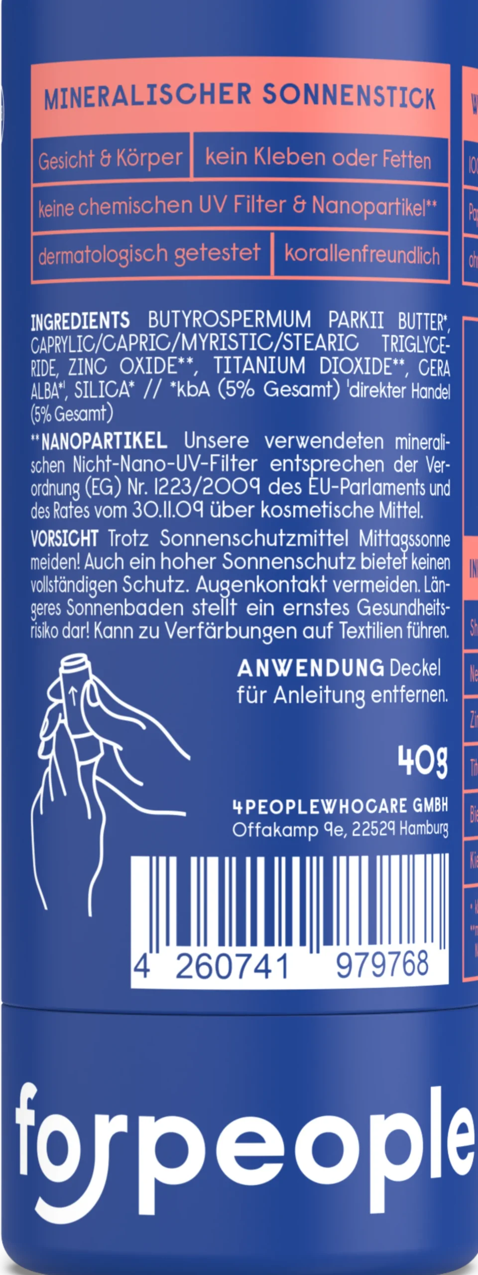 Crema Solare Sun SPF 50, 40 g