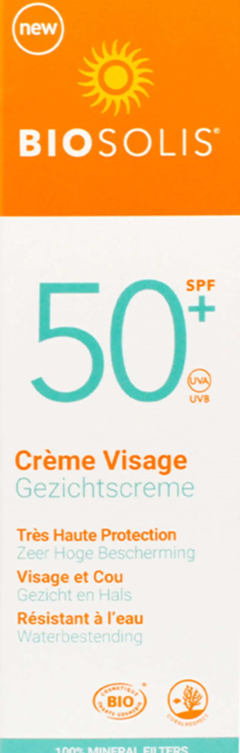 Crema Solare Viso SPF 50+, 50 ml