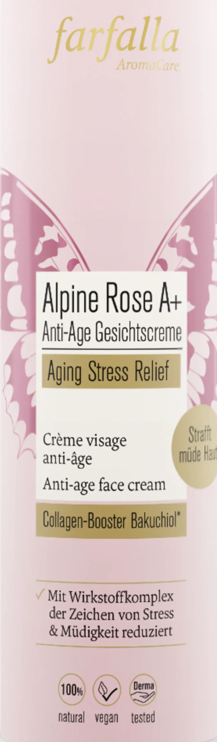 Crema Viso Antiage Rosa Alpina e Vitamina A+, 30 ml