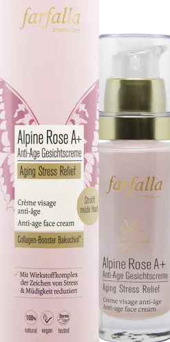Crema Viso Antiage Rosa Alpina e Vitamina A+, 30 ml
