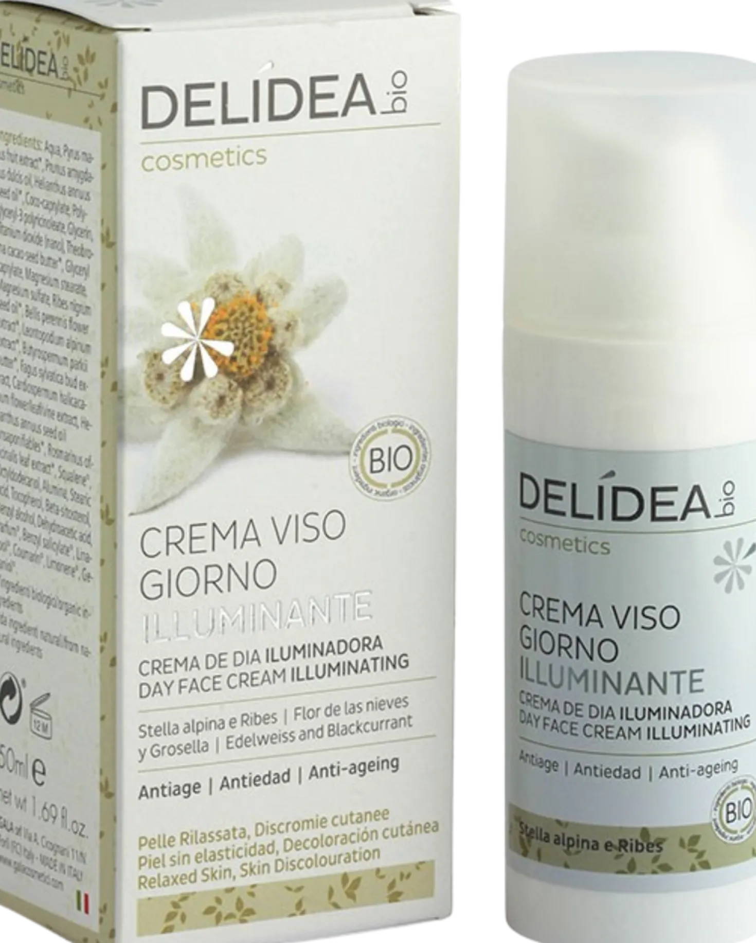 Crema Viso Giorno Stella Alpina & Ribes, 50 ml