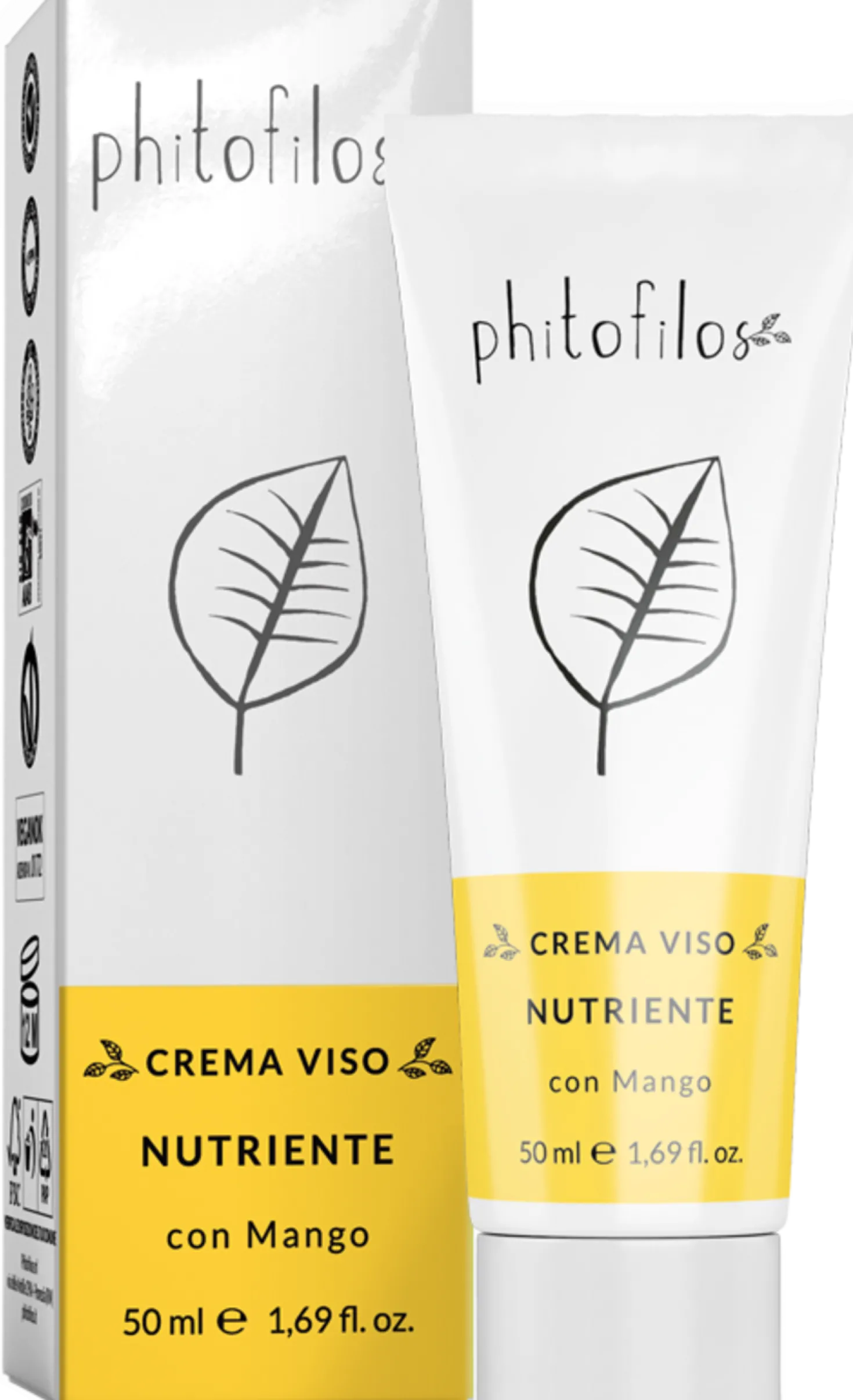 Crema Viso Nutriente con Mango, 50 ml