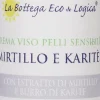 Crema Viso Pelli Sensibili Arrossate Mirtillo e Karité, 50 ml