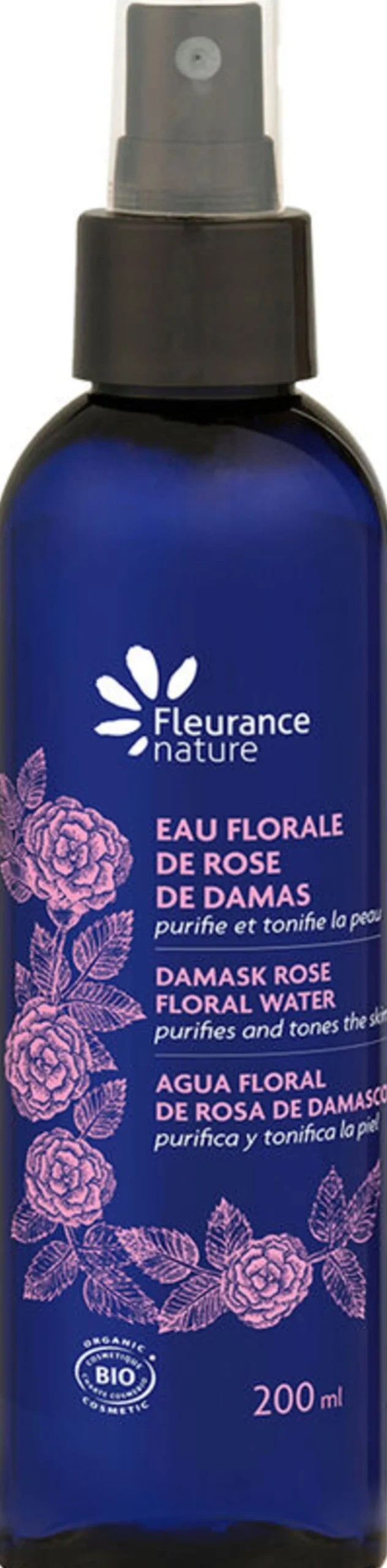 Damask Rose Floral Water, 200 ml