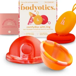 Deluxe Soft - Disco Mestruale, Orange & Pink (2 pezzi)