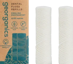 Dental Floss English Peppermint, Refill 2 x 30m (2 pezzi)