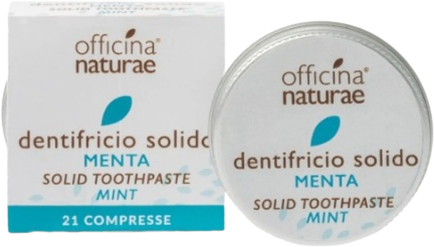 Dentí Dentifricio da Viaggio in Pastiglie, 21 pezzi