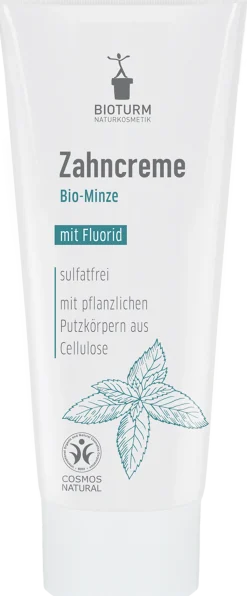 Dentifricio alla Menta Biologica, 75 ml