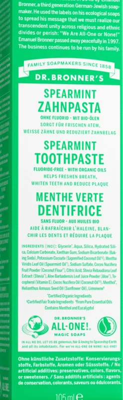 Dentifricio alla Menta, 105 ml