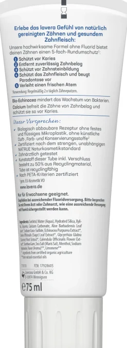 Dentifricio Complete Care senza Fluoro, 75 ml