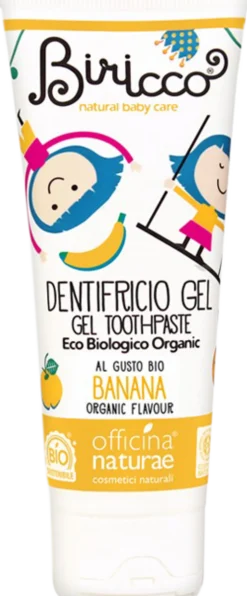 Dentifricio in Gel per Bambini alla Banana, 75 ml