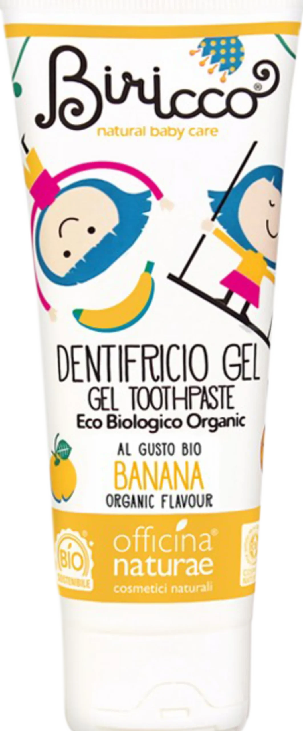 Dentifricio in Gel per Bambini alla Banana, 75 ml
