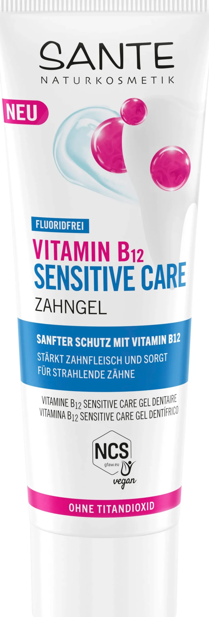Dentifricio Sensitive Care Vitamin B12, 75 ml