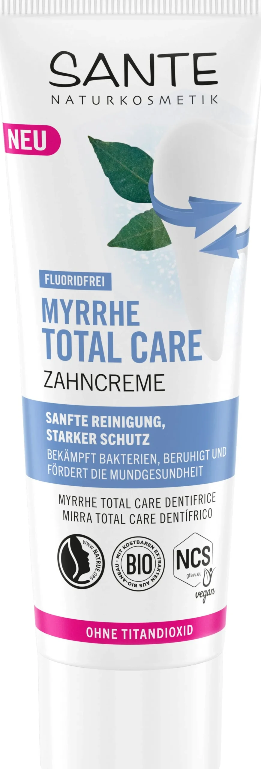 Dentifricio Total Care alla Mirra, 75 ml