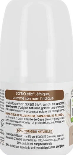 Deodorante Protettivo al Cocco Bio, 50 ml