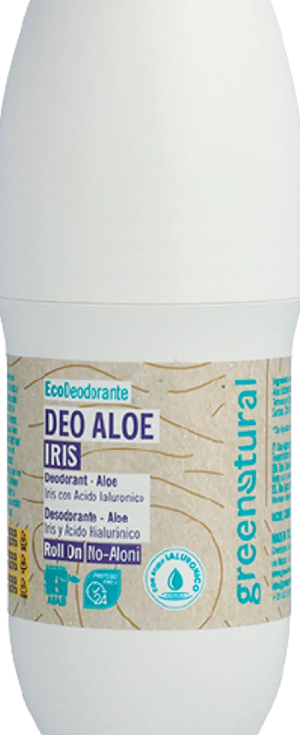 Deodorante Roll-On Aloe e Acido Ialuronico, Iris (50 ml)