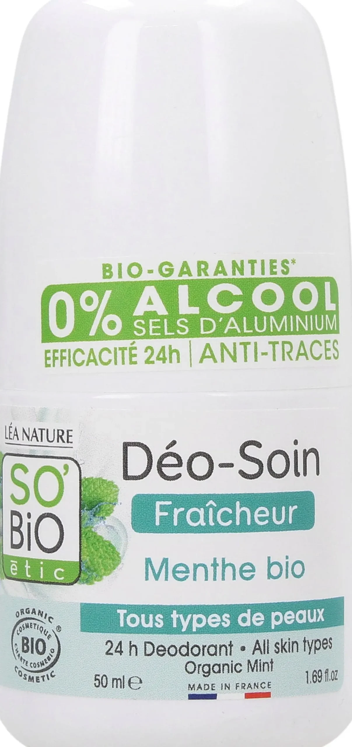 Deo Roll on Menta Rinfrescante, 50 ml