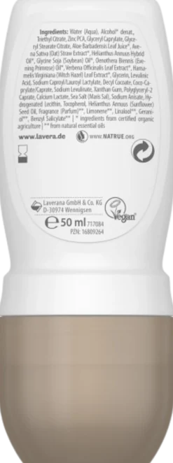 Deo Roll-on NATURAL & MILD, 50 ml