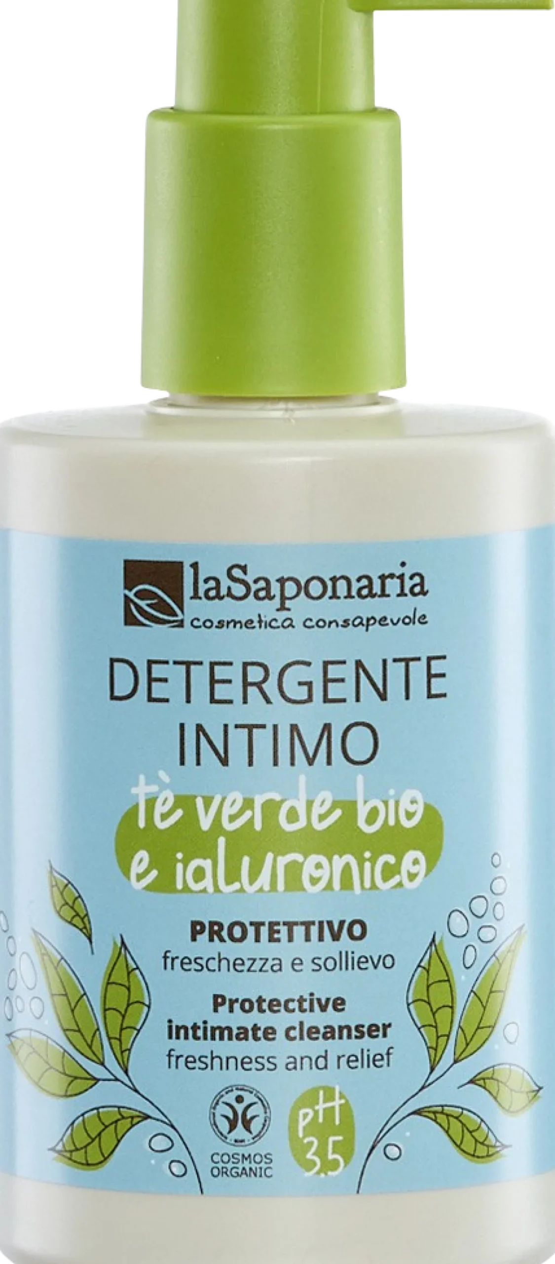 Detergente Intimo Tè Verde Bio e Ialuronico, 250 ml