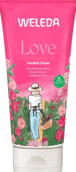 Doccia Cremosa Love Rosa, 200 ml