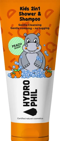 Doccia e Shampoo 2 in 1 per Bambini, Ippopotamo (200 ml)