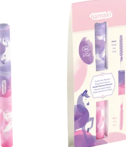 Double-Tip Hair Mascara Pink - Purple, 7 ml