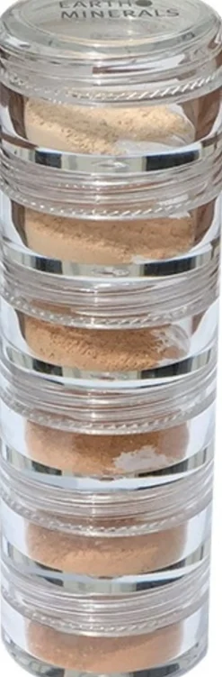 Earth Minerals Satin Matte Foundation - Set di Prova, Neutral (6 g)