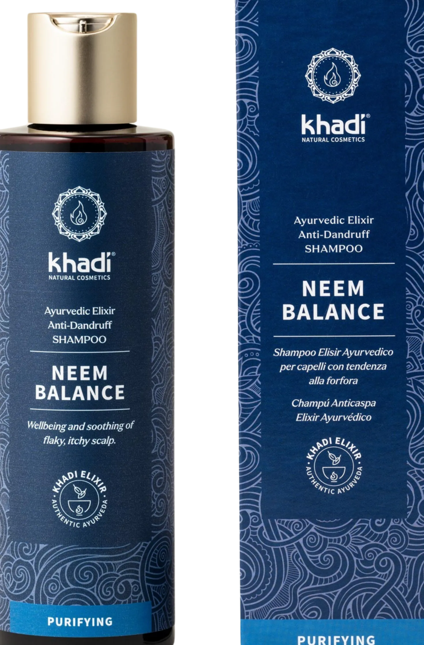 Elisir Ayurvedico Shampoo Neem Balance, 200 ml