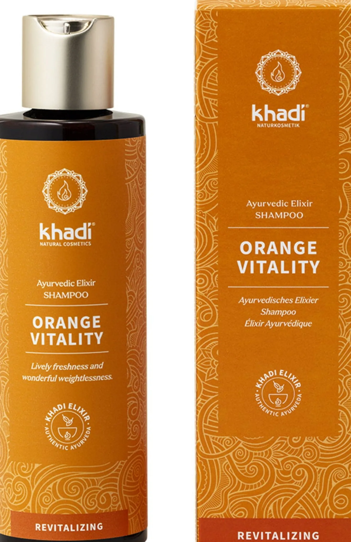 Elisir Ayurvedico - Shampoo Orange Vitality, 200 ml