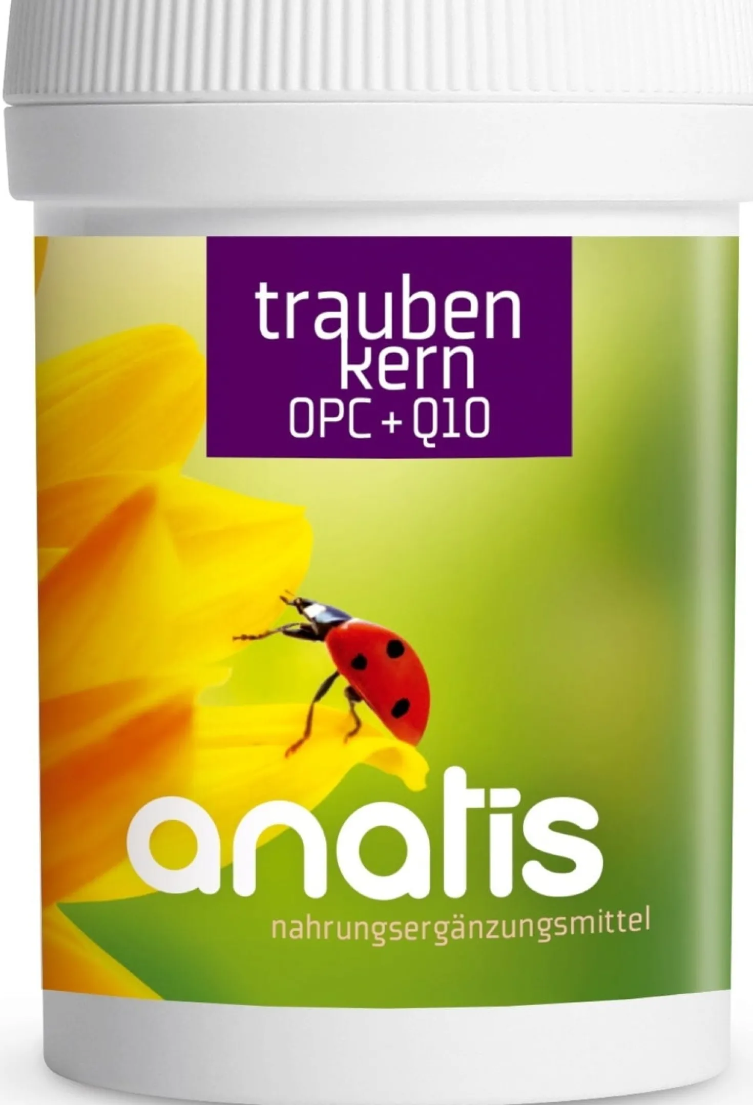 Estratto di Semi d'Uva (OPC) + Coenzima Q10, 90 capsule
