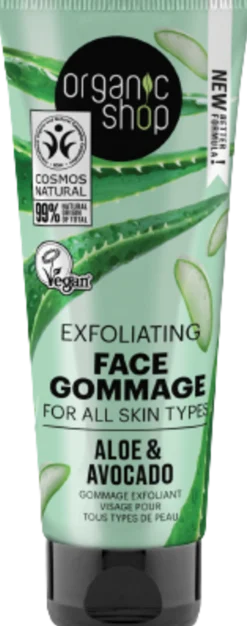 Exfoliating Face Gommage Aloe & Avocado, 75 ml