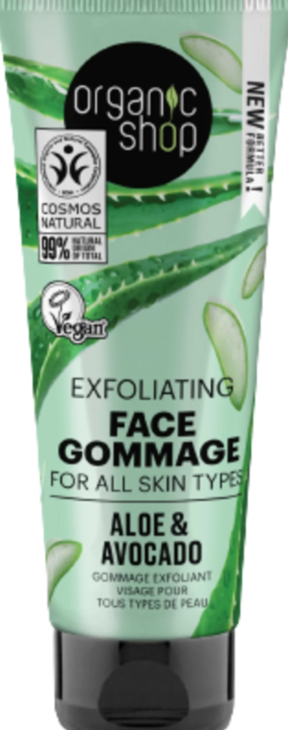 Exfoliating Face Gommage Aloe & Avocado, 75 ml