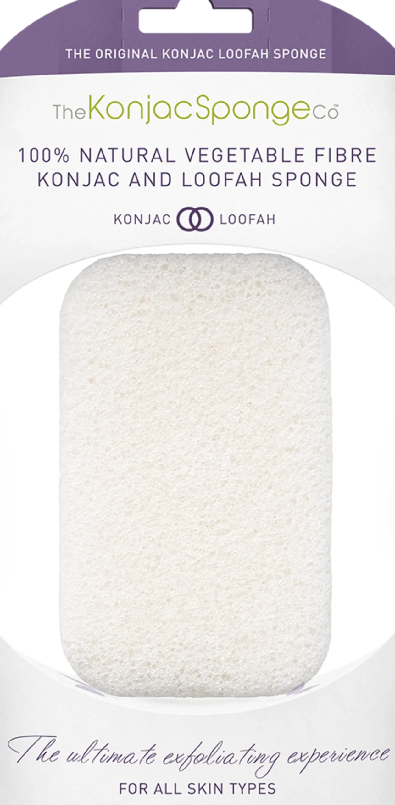 Exfoliating Konjac & Loofah Mix Body Sponge, 1 pezzo