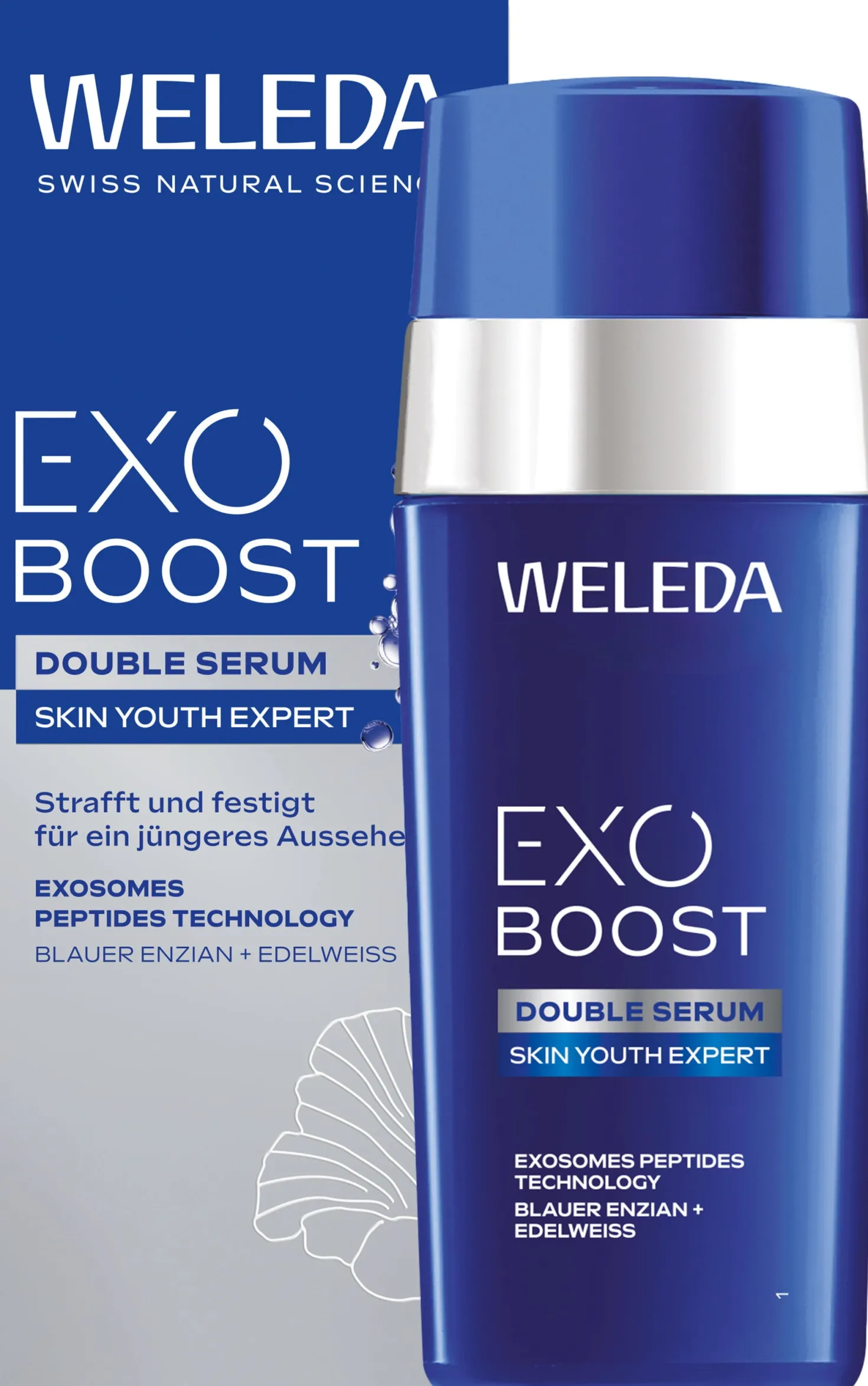 EXO BOOST - Double Serum Genziana Blu e Stella Alpina, 30 ml