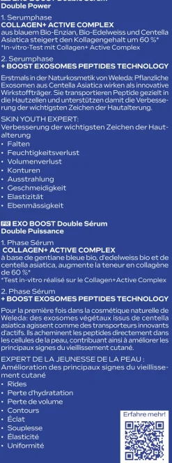 EXO BOOST - Double Serum Genziana Blu e Stella Alpina, 30 ml
