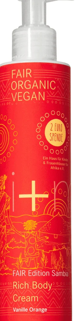 Fair Edition Zambia Rich Body Cream Orange Vanilla, 200 ml