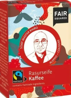 Fairtrade Coffee Shaving Soap Anniversary Edition, 80 g