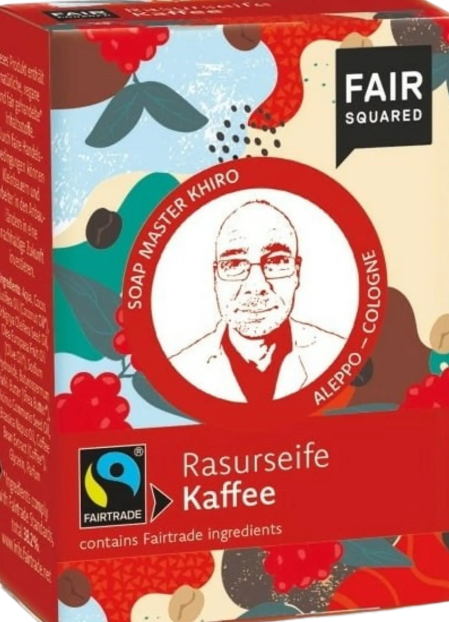 Fairtrade Coffee Shaving Soap Anniversary Edition, 80 g