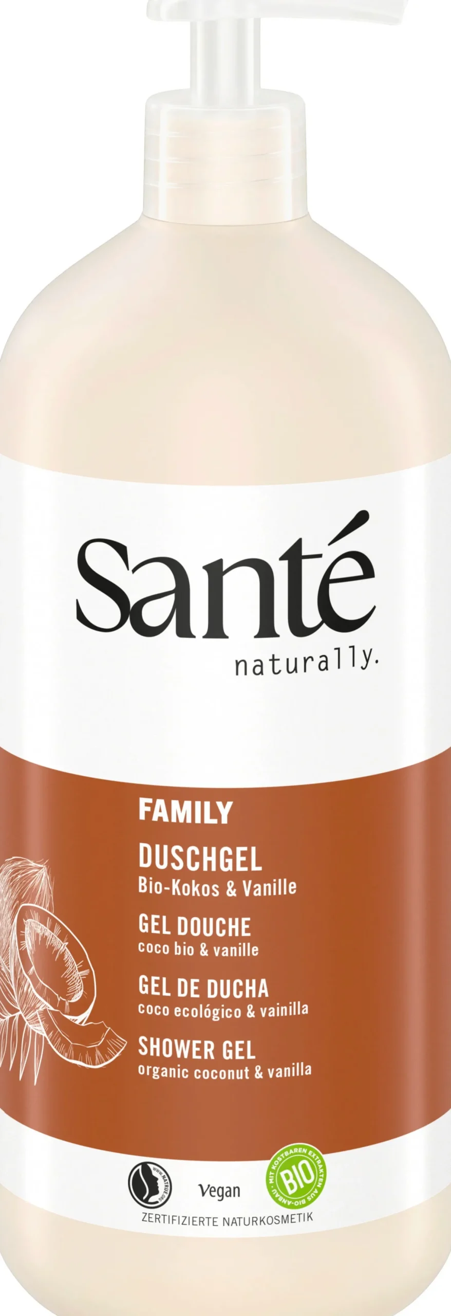 Family Gel Doccia Cocco & Vaniglia, 950 ml