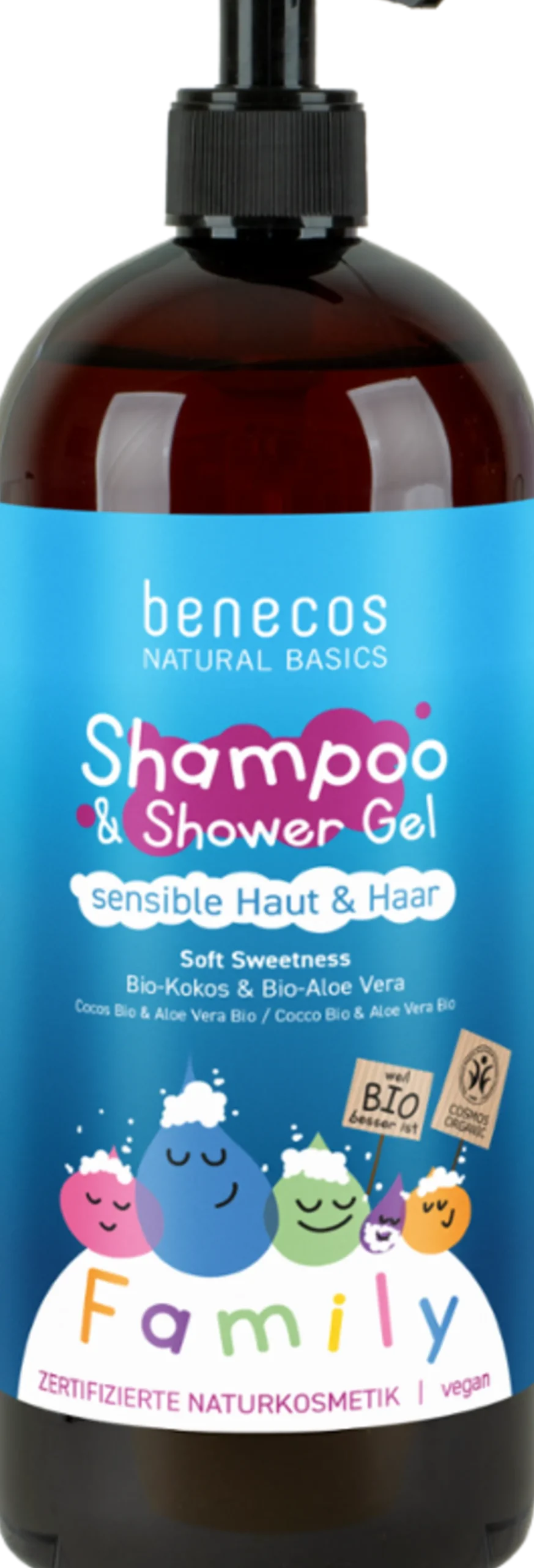 Family Shampoo & Shower Gel Soft Sweetness, 950 ml