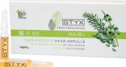 Fiale per Capelli con Caffeina Biologica, 20 ml