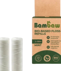 Filo Interdentale Vegano, Refill 2x50m (2 pezzi)