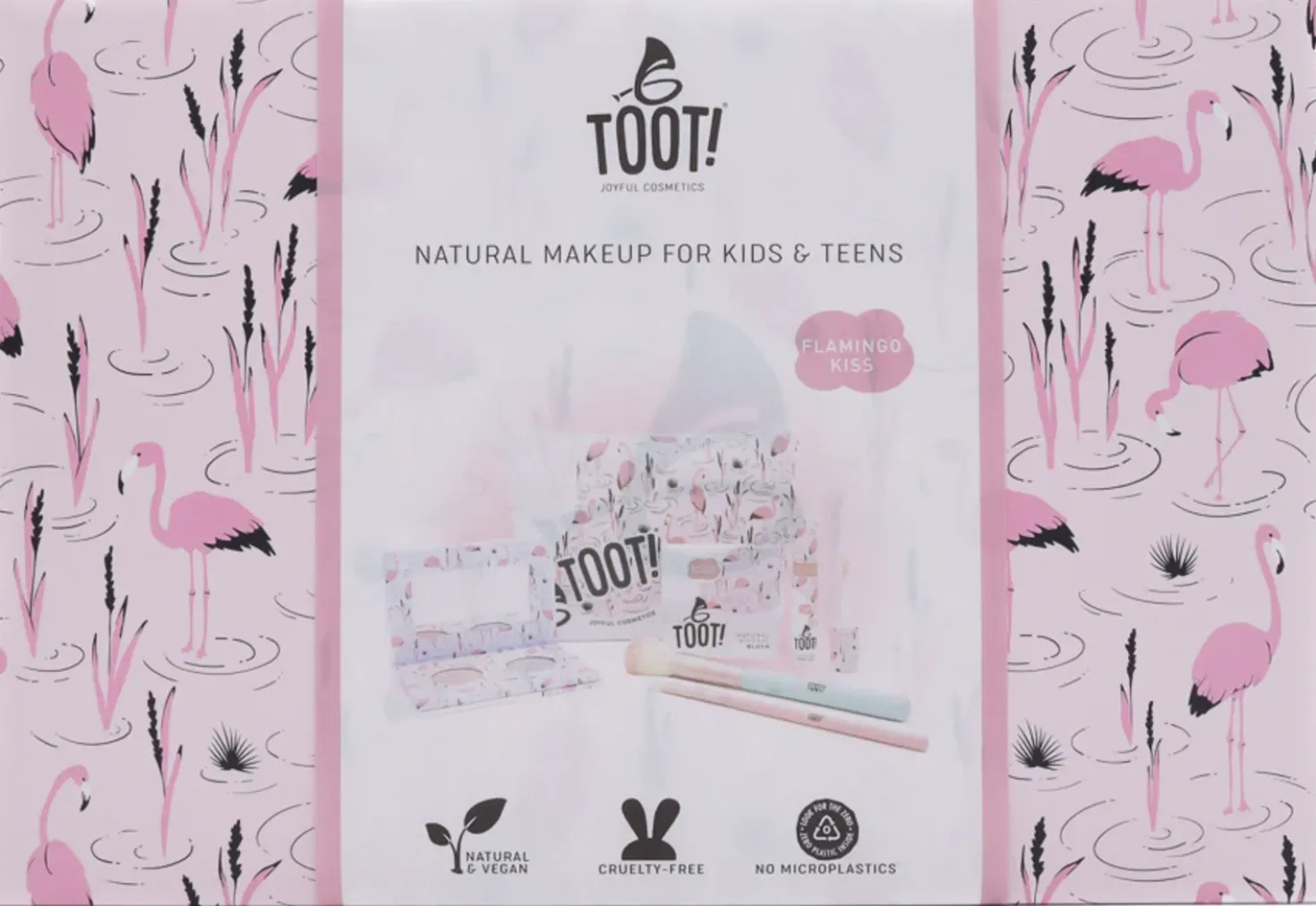 Flamingo Kiss Natural Makeup Box Set