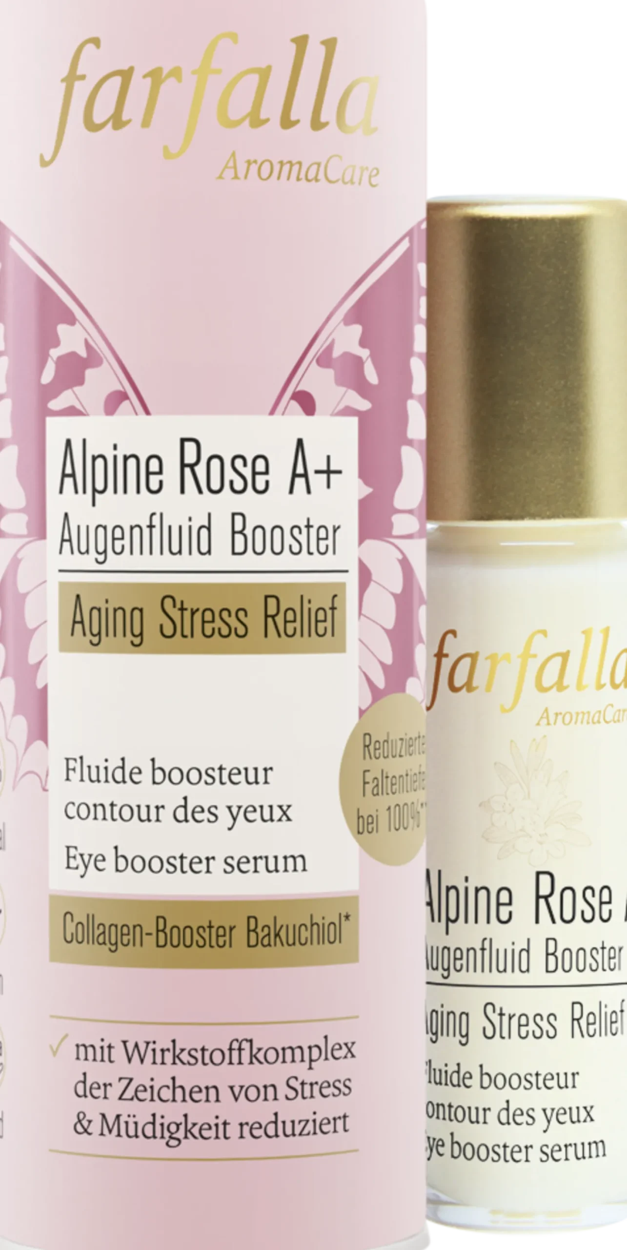 Fluido Occhi Booster Antiage Rosa Alpina e Vitamina A+, 10 ml